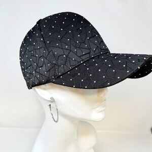🆕💕Black Crystal Enhanced Baseball Cap